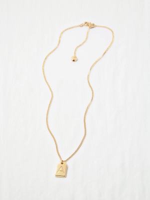 Aerie Monogram A Necklace