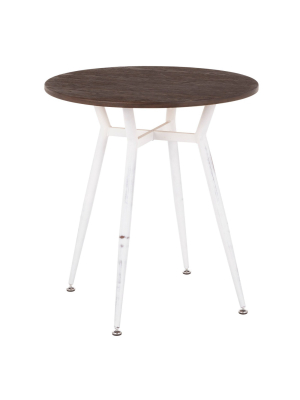 Clara Industrial Round Dinette Table - Lumisource