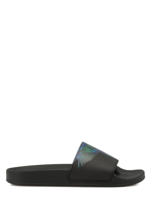 Marcelo Burlon County Of Milan Graphic Print Slides