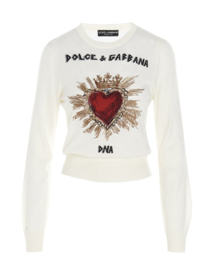 Dolce & Gabbana Amore Print Long-sleeve T-shirt