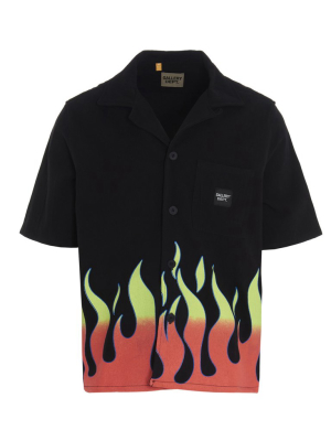 Gallery Dept. Flame Printed Short-sleeve Shirt