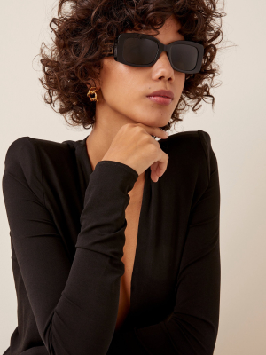 Medusa Square-frame Acetate Sunglasses