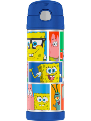 Thermos Spongebob 16oz Funtainer Water Bottle - Blue