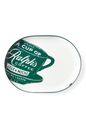 Ralph's Coffee Oval Platter