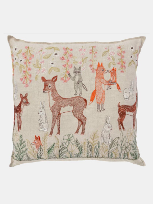 Spring Blossoms Pillow, Square