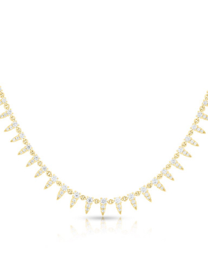 14kt Yellow Gold Diamond Meghan Necklace