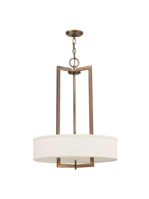 Hampton Chandelier Brushed Bronze