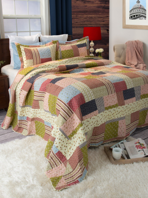 Savannah Quilt 3 Piece Set - Yorkshire Home