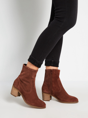 Move Along Suede Ankle Boot