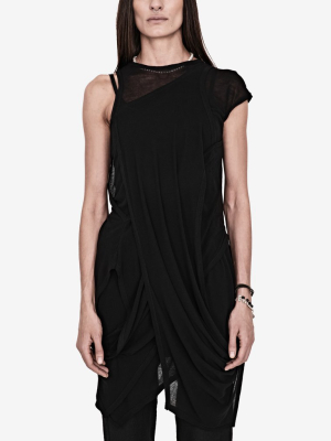 Double-layered Drape Top