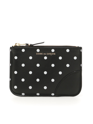 Comme Des Garçons Wallet Polka-dot Coin Pouch