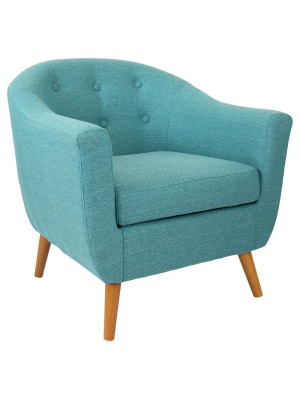 Lumisource Rockwell Accent Chair - Teal
