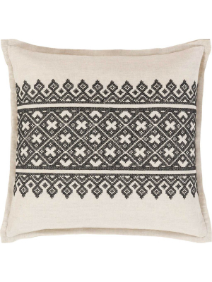 Petter Pillow Black/ivory