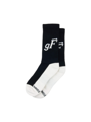 Good Fishing Gf Logo Athletic Crew Socks