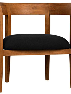 Noir Webster Club Chair - Teak