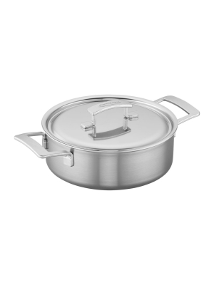 Demeyere Industry 4-qt Stainless Steel Deep Saute Pan