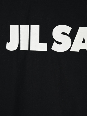 Jil Sander Logo Hooded Coat