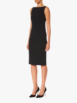 Bateau-neck Sheath Dress