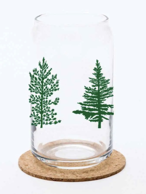 Tree Beer Can Glass