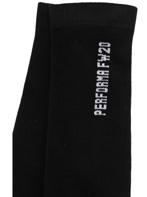 Rick Owens Performa Mid-calf Socks