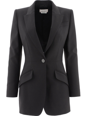 Alexander Mcqueen Single Breasted Blazer