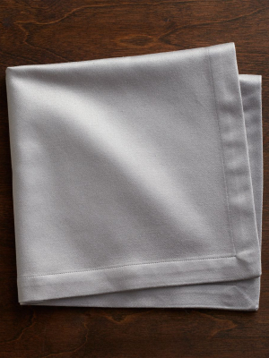 Sateen Silver Cloth Dinner Napkin