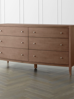 Colette Driftwood 6-drawer Dresser