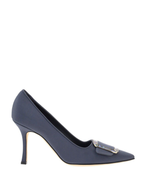 Manolo Blahnik Maysale Pointed-toe Pumps