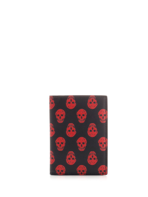 Alexander Mcqueen Skull Printed Bifold Wallet