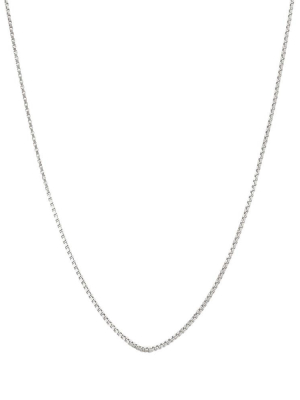 Box Chain Necklace - Silver