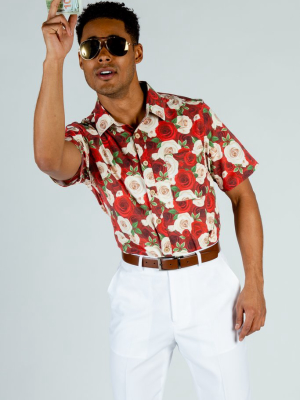 The War Of The Roses | Derby Floral Hawaiian Shirt
