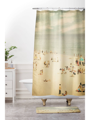 Vintage Beach Shower Curtain Desert - Deny Designs