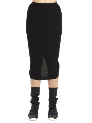 Rick Owens Fitted Pencil Skirt