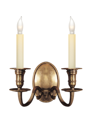 Grosvenor House Double Sconce In Various Colors