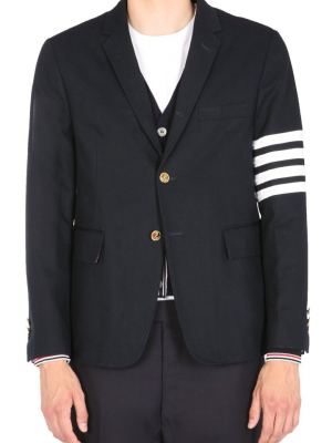 Thom Browne 4-bar Striped Single-breasted Blazer