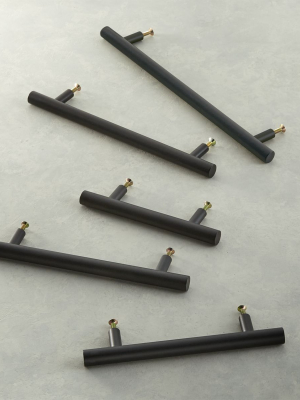 Matte Black Round Handles