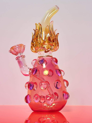 Pineapple Beaker - Fumed Pink