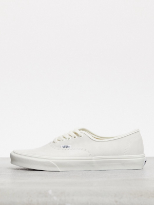 Vans Authentic Suede Sneakers In Cream