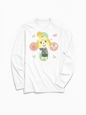 Animal Crossing Isabelle Long Sleeve Tee