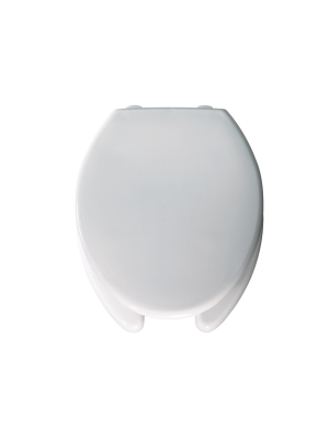 Bemis 2l2150t Medic-aid® Elongated Plastic Open Front Toilet Seat With Sta-tite®