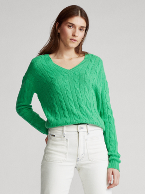 Cable-knit Cashmere Sweater