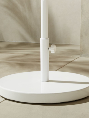 Shadow Rectangular-round White Umbrella Base