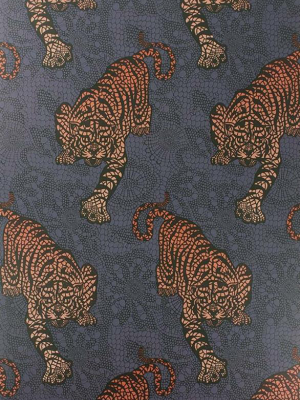 Tyger Tyger Wallpaper In Dark Violet And Rose By Matthew Williamson For Osborne & Little