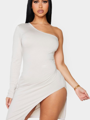 Shape Stone Jersey One Shoulder Split Bodycon...