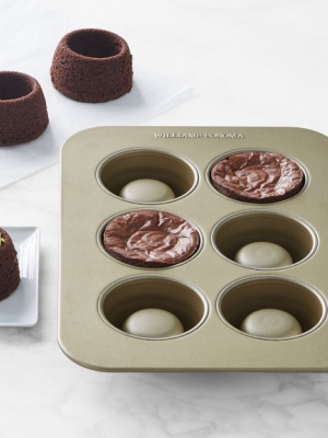Williams Sonoma Goldtouch® Nonstick Cake & Brownie Bowl Ice Cream Pan