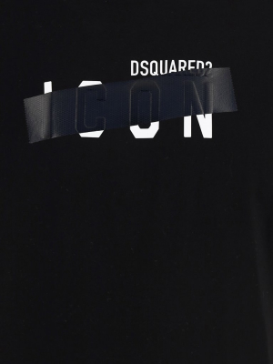 Dsquared2 Logo Tape Print T-shirt