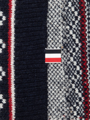 Thom Browne Fair Isle Scarf