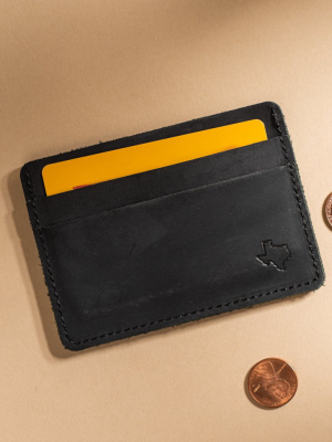 Texas Ultra Slim Wallet - Black