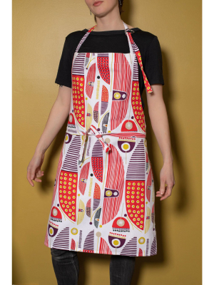 Mezzaluna Studio Apron - Canoes