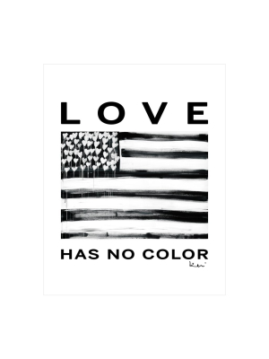 Love Has No Color Mini Art Print